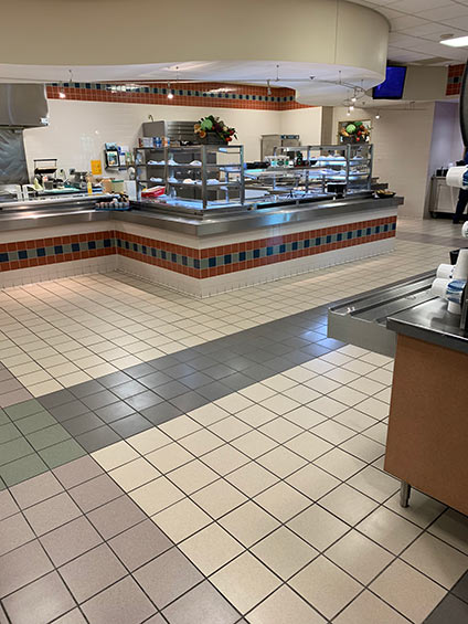 AMH Cafeteria Wall &amp; Floor Tile                                                                                                                                                                                                                                                                                                                                                                                                                                                                                                                                                                                                                                                                                                   